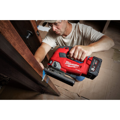 Лобзик акумуляторний Milwaukee M18 FJS-0X 18В 3500об/хв хід 25мм кейс 2.9кг без АКБ та ЗП Лобзик акумуляторний Milwaukee M18 FJS-0X 18В 3500об/хв хід 25мм кейс 2.9кг без АКБ та ЗП