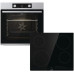 Комплект Gorenje (духовка + поверхня склокераміка BO6737E02X -нерж + ECT41SC- чорна), 738881