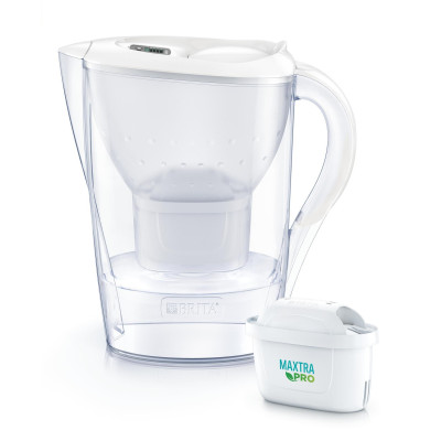 Фільтр-глечик Brita Marella XL Memo MXPro 3.5л (2л очищеної води) з фільтр-картриджем білий 3шт Фільтр-глечик Brita Marella XL Memo MXPro 3.5л (2л очищеної води) з фільтр-картриджем білий 3шт
