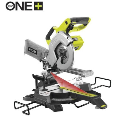 Ryobi Пила торцювальна акумуляторна ONE+ R18MS216-0 18В диск 216мм лазер 14.4кг без АКБ та ЗП