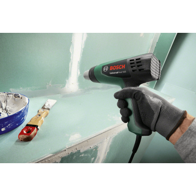 Фен будівельний Bosch UniversalHeat 600 1800Вт 50/300/600°C 200/350/500л/хв 0.53кг Фен будівельний Bosch UniversalHeat 600 1800Вт 50/300/600°C 200/350/500л/хв 0.53кг