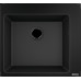 Мийка кухонна Hansgrohe S51, граніт, квадрат, без крила, 560х510х190мм, чаша - 1, накладна, S510-F450, чорний графіт