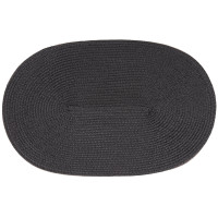 Килимок сервірувальний ARDESTO, 45х30см, поліпропілен, овальна, чорний