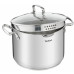 Каструля Tefal Duetto+, з кришкою, 6л, нержавіюча сталь Каструля Tefal Duetto+, з кришкою, 6л, нержавіюча сталь