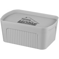 Ящик з кришкою для зберігання ARDESTO 32х21.5х14см, 6л, пластик PP, сірий