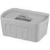 Ящик з кришкою для зберігання ARDESTO 32х21.5х14см, 6л, пластик PP, сірий