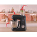 Кухонна машина Tefal Bake Partner + 1100Вт, чаша-метал, корпус-пластик, насадок-9, чорний