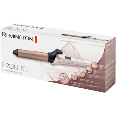 Плойка Remington ProLuxe, 54Вт, темп.режимів-11, D -32mm, 120-210С, дисплей, кераміка, рожево- золотий