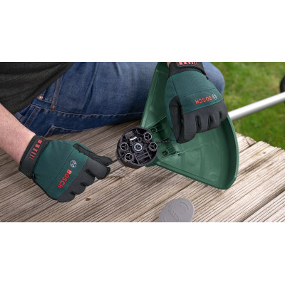Триммер садовый Bosch AFS 23-37 1000Вт леска 37см нож 23см 5.7кг (0.600.8A9.000)