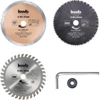 Диск алмазний Einhell, 89x10мм, по дереву та пластику набір 3шт Диск алмазний Einhell, 89x10мм, по дереву та пластику набір 3шт