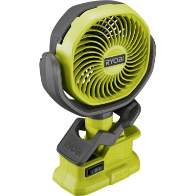 Вентилятор акумуляторний Ryobi ONE+ RCF18-0 18В 3400об·хв 2 швидкості поворотний 0.4кг без АКБ та ЗП
