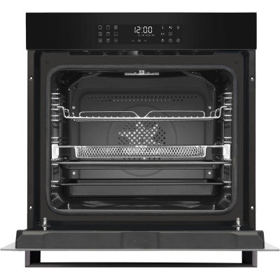 Духова шафа Hansa електрична, 77л, A+, дисплей, конвекція, чорний