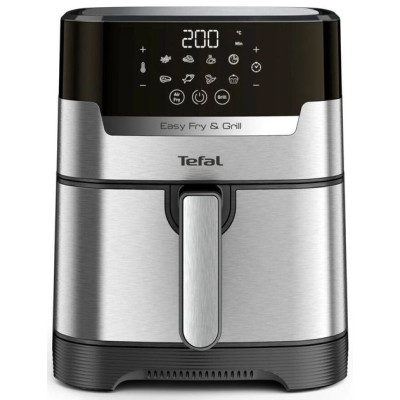 Мультипіч Tefal EasyFry&Grill Precision, 1550Вт, чаша-4.2л, сенсорне керув., пластик, сірий Мультипіч Tefal EasyFry&Grill Precision, 1550Вт, чаша-4.2л, сенсорне керув., пластик, сірий