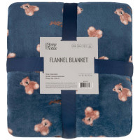 Плед ARDESTO Flannel 160х200см, 100% поліестер, плюшеві ведмедики