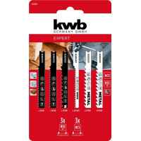 Полотно пиляльне для електролобзика Einhell KWB набір 6шт