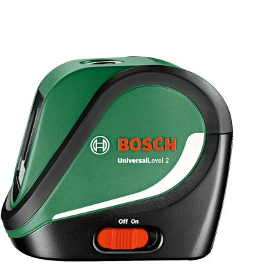 Нівелір лазерний Bosch UniversalLevel2 до 10м ±0.5мм/м червоний промінь 0.46кг