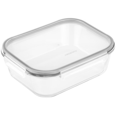 Контейнер для зберігання харчових продуктів ARDESTO Gemini 2.26л, боросилікатне скло, пластик, прямокутний, прозорий