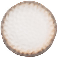 ARDESTO Тарілка десертна Umbria, 19см, кераміка, сірий світлий