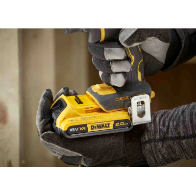Шурупокрут-дриль акумуляторний DeWALT XR Li-Ion 18В акб 2х2А·год 74Нм 0-450·0-1650об/хв кейс TSTAK, ЗП 1.12кг