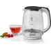 Электрочайник Gorenje 1.7л, 2,200 Вт, strix контроль, стекло, белый (K17GXG)