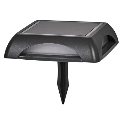 LEDVANCE Світильник LED 1.2Вт 3000K 60Лм фасадний автономний ENDURA STYLE ROUND SOLAR UTILI чорний