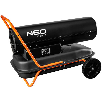 Тепловая пушка дизель/газ Neo Tools, прямого нагрева, 30кВт, 420м2, 750м3/ч, колеса, IPX4, черный, 19.50кг Тепловая пушка дизель/газ Neo Tools, прямого нагрева, 30кВт, 420м2, 750м3/ч, колеса, IPX4, черный, 19.50кг