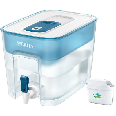 Фільтр-глечик Brita Flow Memo MXPro 8.2л (5.2л очищеної води) з фільтр-картриджем, синій Фільтр-глечик Brita Flow Memo MXPro 8.2л (5.2л очищеної води) з фільтр-картриджем, синій