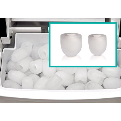 Льодогенератор побутовий Gorenje, 12кг/добу, 1,3л, дисплей, сріблясто - чорний Льодогенератор побутовий Gorenje, 12кг/добу, 1,3л, дисплей, сріблясто - чорний