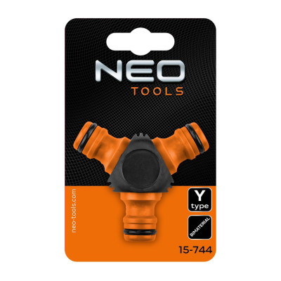 Конектор-трійник для шланга Neo Tools 1/2 Конектор-трійник для шланга Neo Tools 1/2