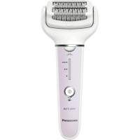 Епілятор Panasonic пінцетний, акумуляторний , пінцет.-60, волог.+сух., насадок-2, футляр , фіолетово-білий