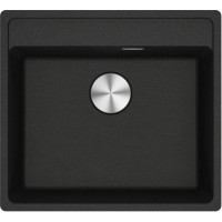 Мийка кухонна Franke Maris, фраграніт, прямокутник, без крила, 560х510х200мм, чаша - 1, врізна, MRG 610-52 TL, онікс