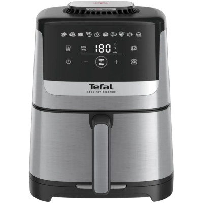 Мультипіч Tefal Easy Fry Silence, 1670Вт, чаша-5л, сенсорне керув., 10 програм, пластик, нерж. сталь-чорний Мультипіч Tefal Easy Fry Silence, 1670Вт, чаша-5л, сенсорне керув., 10 програм, пластик, нерж. сталь-чорний