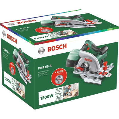 Пила дискова Bosch KS 55 A 1200Вт 160мм 3.9кг