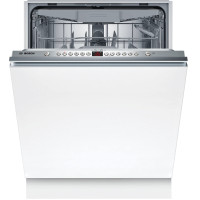 Посудомийна машина Bosch вбудована, 13компл., E, 60см, дисплей, 3-й кошик, білий