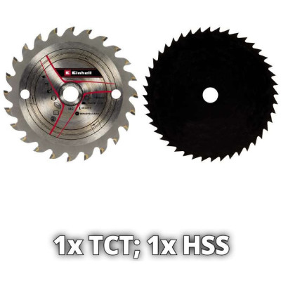 Мини-пила дисковая акмуляторная Einhell TE-CS 18/89LI - Solo PXC 18В 89х10мм 1.72кг без АКБ и ЗУ (4331100)