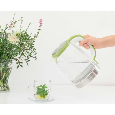 Електрочайник Sencor 2л, Strix, скло, 5 темп.реж, салатовий Електрочайник Sencor 2л, Strix, скло, 5 темп.реж, салатовий