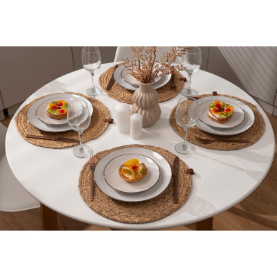 Килимок сервірувальний ARDESTO, 38см, соломка, кругла