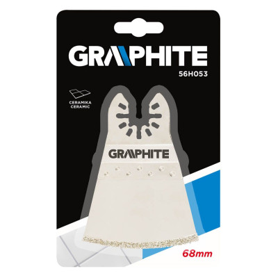 Шабер з алмазним зерном GRAPHITE по кераміці, 68мм Шабер з алмазним зерном GRAPHITE по кераміці, 68мм