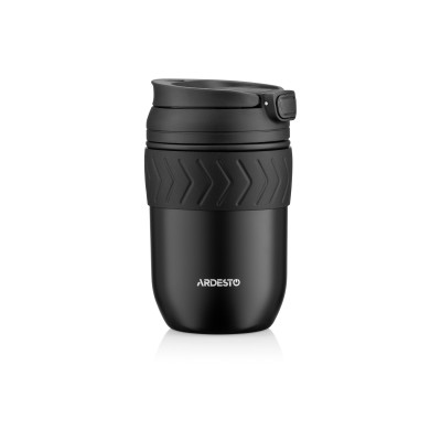 Термокружка Ardesto Cosy, 400мл, нержавеющая сталь, черный (AR2640BT)