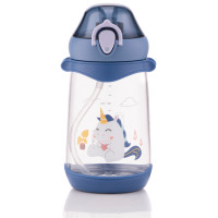ARDESTO Пляшка для води Unicorn дитяча 500 мл, синя, пластик