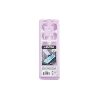 ARDESTO Форма для льоду Fresh, з кришкою, ліловий, силікон, пластик ARDESTO Форма для льоду Fresh, з кришкою, ліловий, силікон, пластик