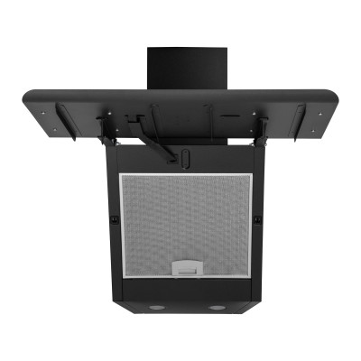 Витяжка ARDESTO похила, 60см, 900м3ч,  скло, 2х1Вт LED, сенсор, чорний