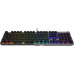 Клавіатура механічна MSI STRIKE 600 SILENT UA 104key, Kailh Midnight Pro Silent Tactile, USB-A, EN/UKR/RU, RGB, cрібний