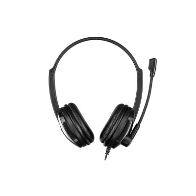 Гарнитура ПК стерео On-ear 2E CH12 USB, omni-mic, 2м, черный (2E-CH12SU)