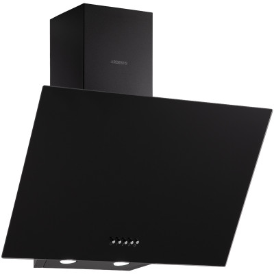 Витяжка Ardesto похила, 60см, 900м3ч, скло, 2х1Вт LED, кнопкове, чорний