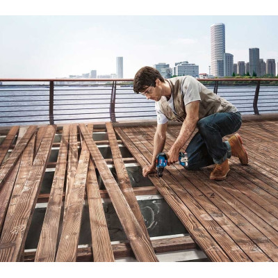 Шуруповерт-дрель ударный аккумуляторный Bosch GSB 18 V-50 18V2х2.0А-ч 28-50Нм 460-1800об-хв 1.1кг кейс L-Case