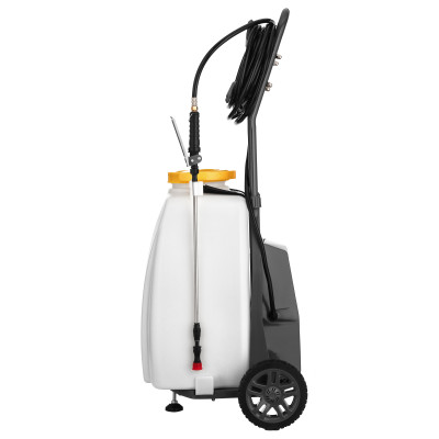 Обприскувач акумуляторний 2E AquaSpray 40LR 40л 12В 1х12А·год 7бар 2.9л·хв 14.5кг вольтметр колеса шланг 15м (2E-40LWBS15)