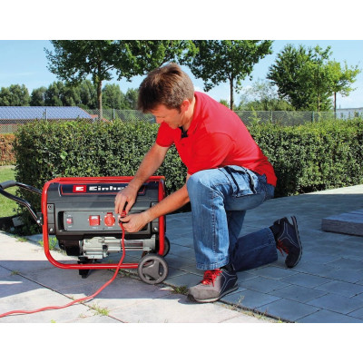 Генератор бензиновий Einhell TC-PG 35/E5, 230В (1 фаза), 2.6/3.1кВт, ручний старт, AVR, 41.2кг