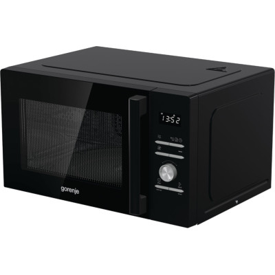 Gorenje Мікрохвильова піч, 28л, електр. керув., 900Вт, гриль, дисплей, конвекція, чорний