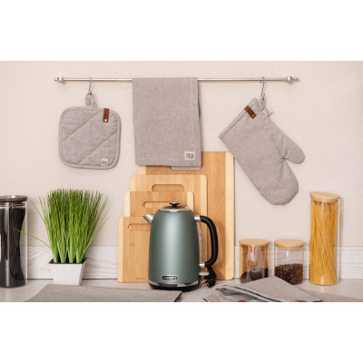 Серветка ARDESTO Oliver, 40х40см, 100% бавовна, сірий